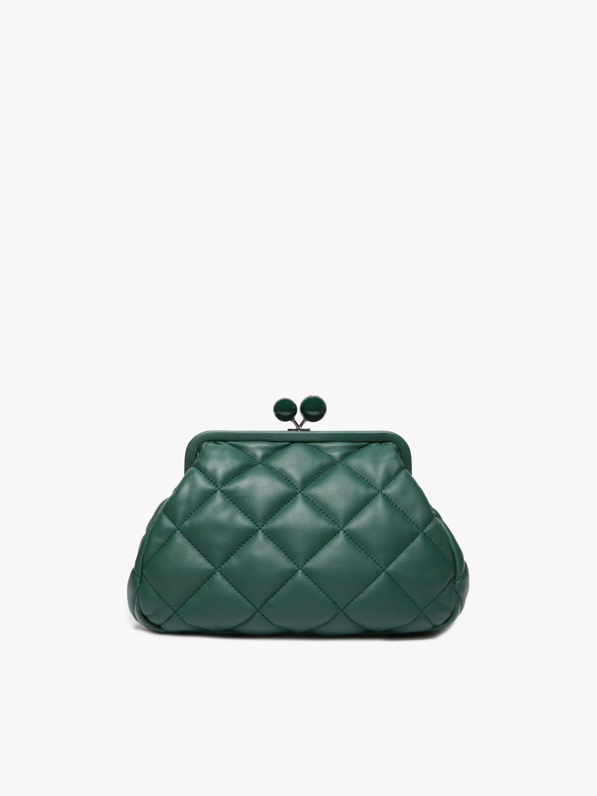 Medium Pasticcino Bag in nappa leather - DARK GREEN - Weekend Max Mara - 3