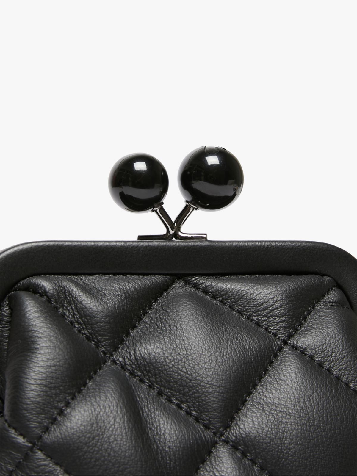 Pasticcino Bag phone holder in nappa leather - BLACK - Weekend Max Mara - 5