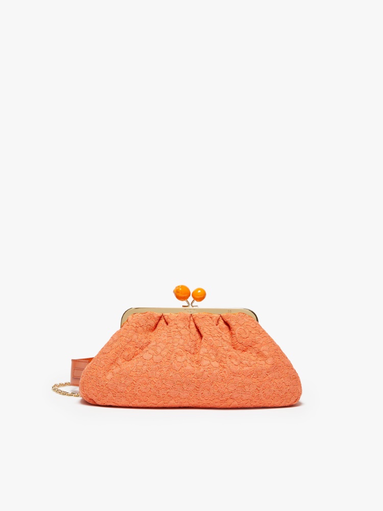 Hommage à la France Pasticcino Bag in lace - TANGERINE - Weekend Max Mara