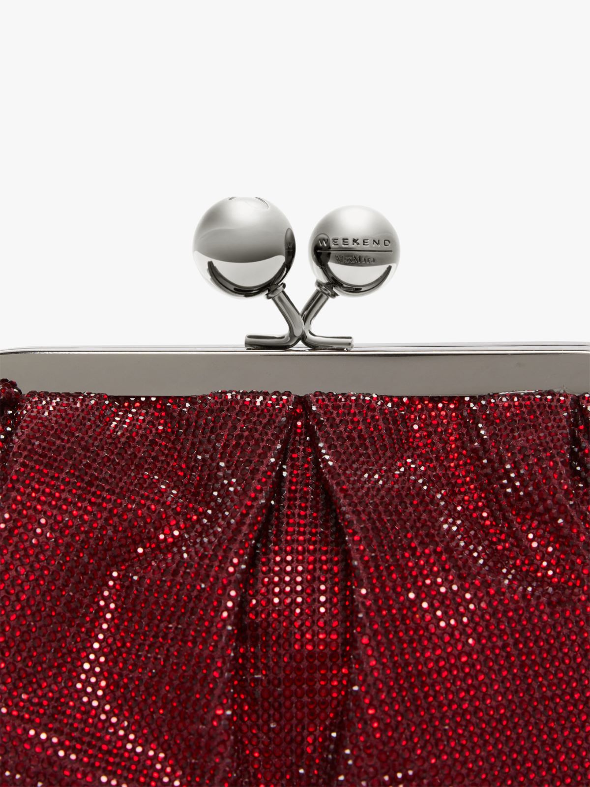 Pasticcino Bag Small in strass - ROSSO - Weekend Max Mara - 5