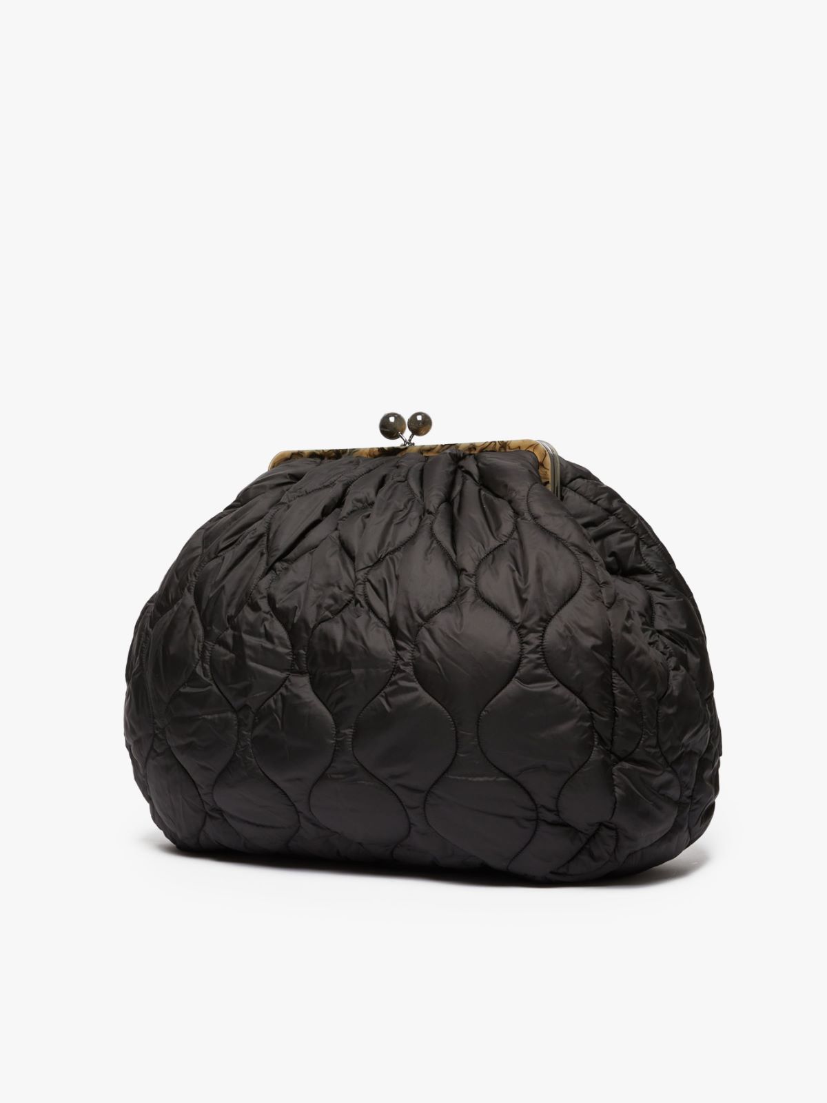Large Pasticcino Bag in nylon fabric - BLACK - Weekend Max Mara - 2