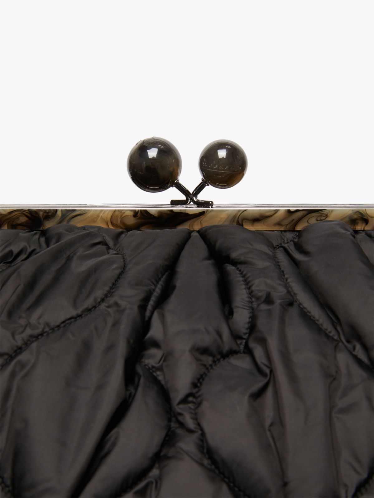 Large Pasticcino Bag in nylon fabric - BLACK - Weekend Max Mara - 4