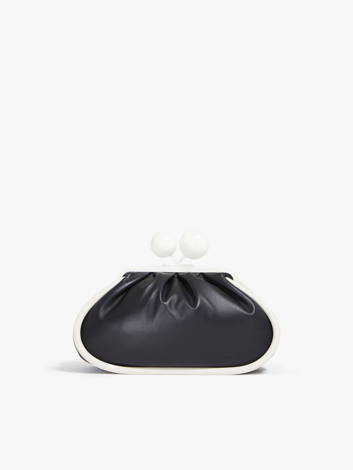 Medium Pasticcino Bag in nappa leather, black | Weekend Max Mara