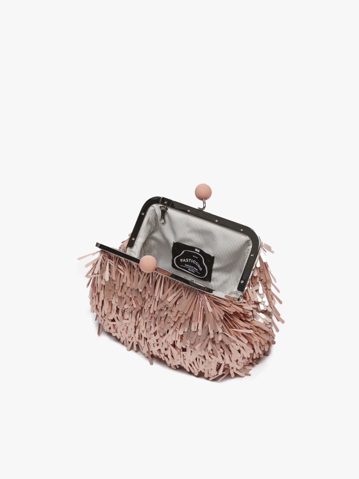 Small Pasticcino Bag with sequins - PINK - Weekend Max Mara - 5