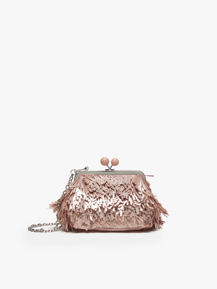 Small Pasticcino Bag with sequins - PINK - Weekend Max Mara