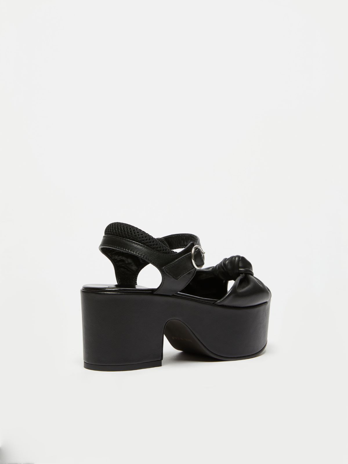 Nappa leather sandals - BLACK - Weekend Max Mara - 3