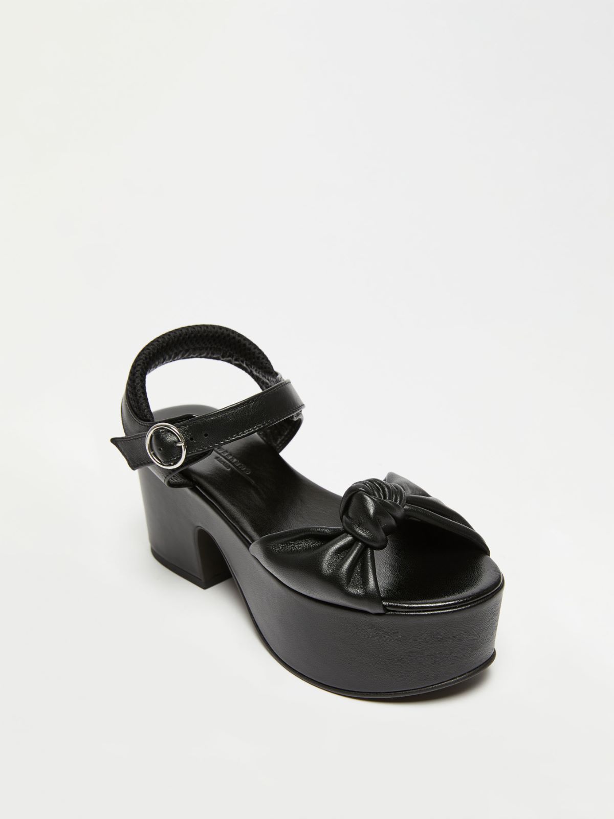 Nappa leather sandals - BLACK - Weekend Max Mara - 4