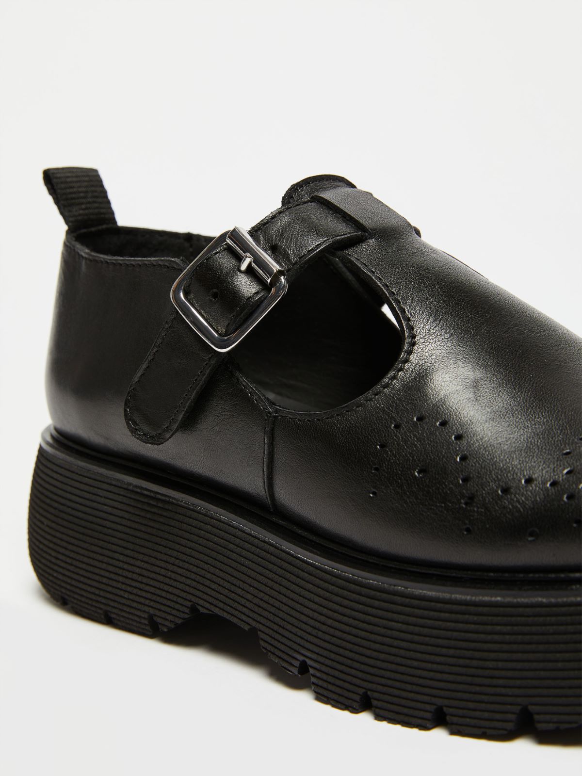 Leather Mary Jane shoes - BLACK - Weekend Max Mara - 4