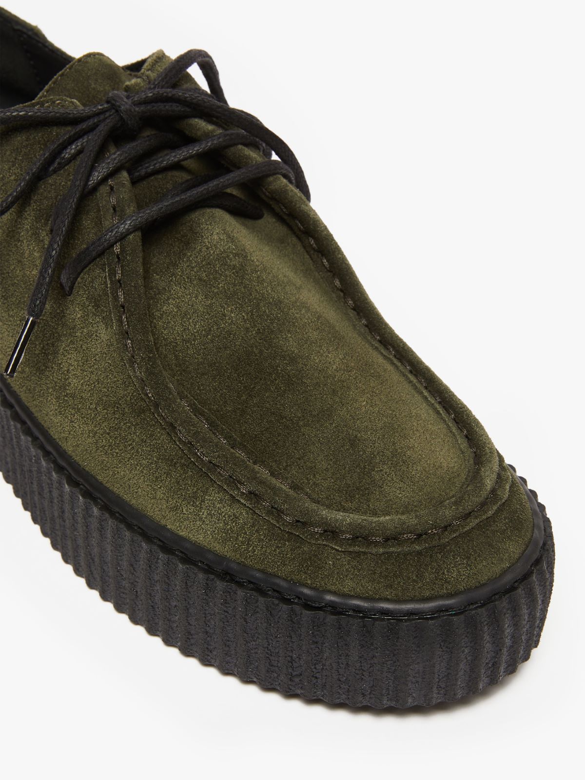 Crust leather ankle boots - DARK GREEN - Weekend Max Mara - 4