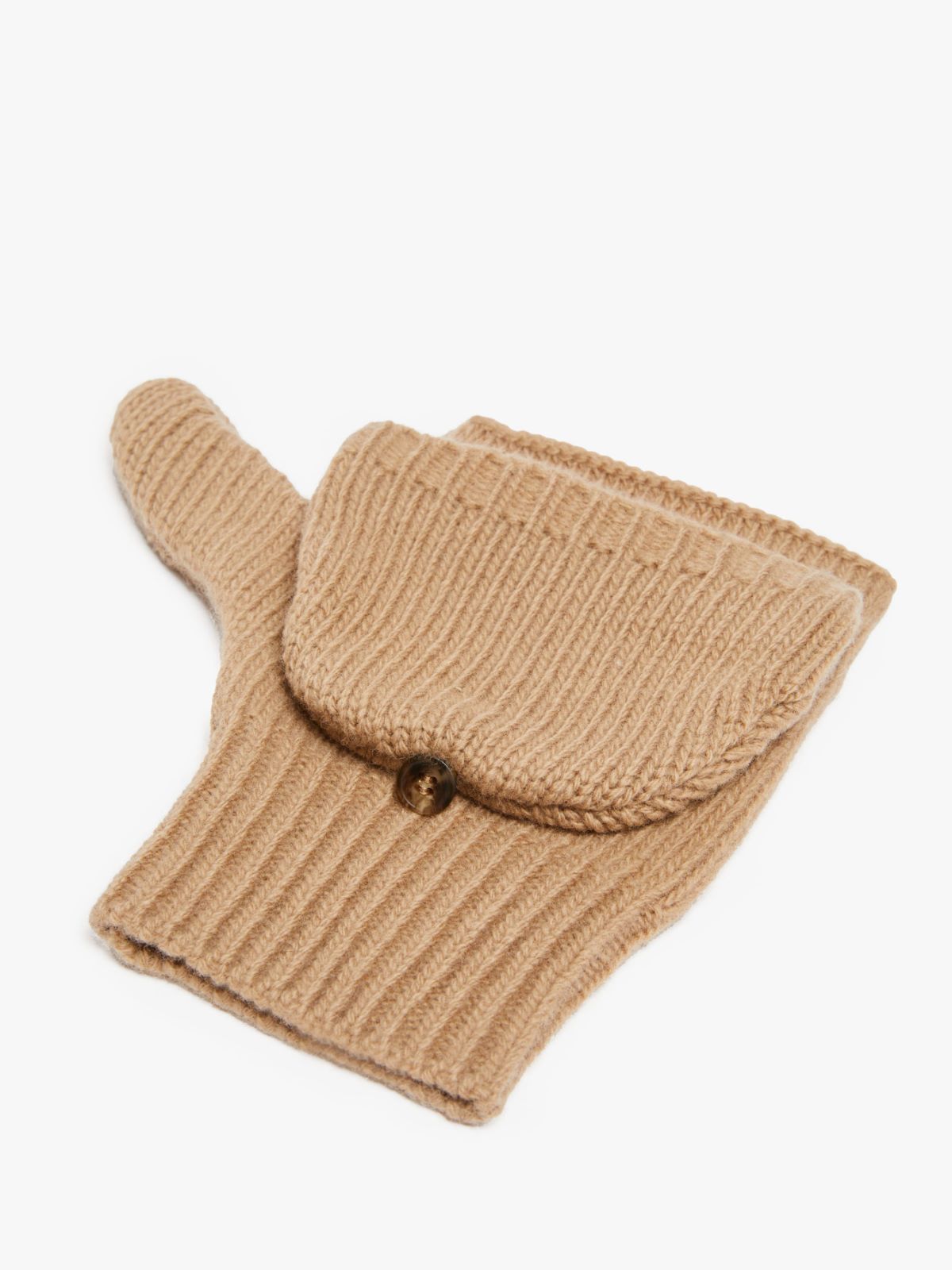 Gloves in wool yarn - CAMEL - Weekend Max Mara - 2