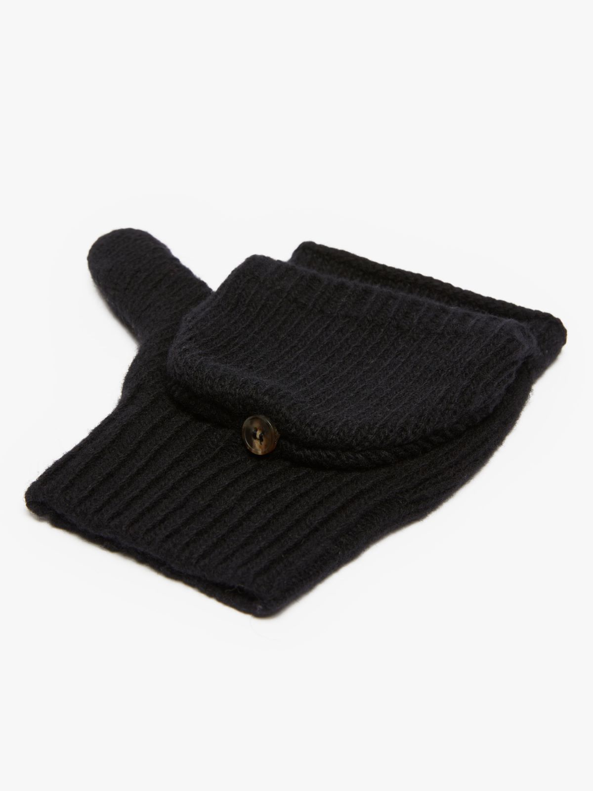 Gloves in wool yarn - BLACK - Weekend Max Mara - 2