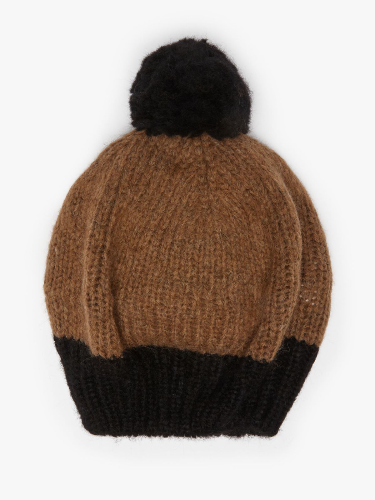 Hat in alpaca and wool yarn - CAMEL - Weekend Max Mara - 2