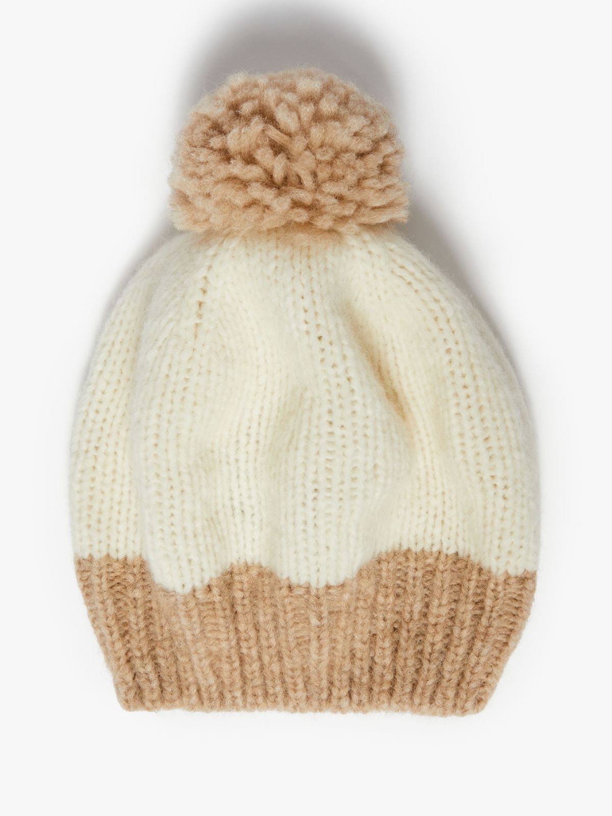 Hat in alpaca and wool yarn - WHITE - Weekend Max Mara - 2