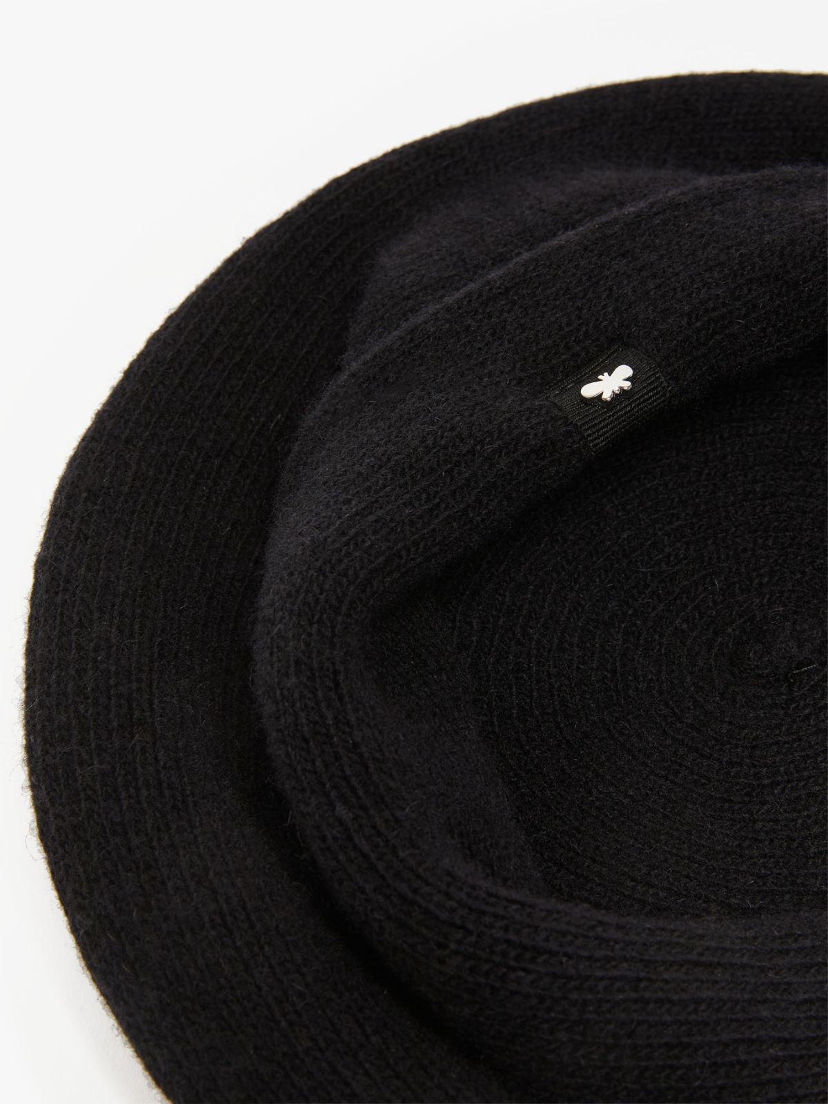 Wool knit beret - BLACK - Weekend Max Mara - 2