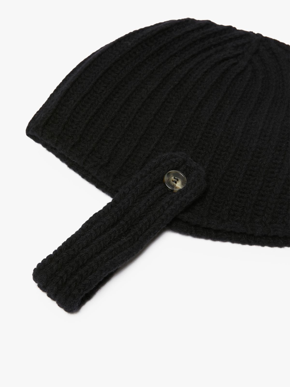 Hat in wool yarn - BLACK - Weekend Max Mara - 2
