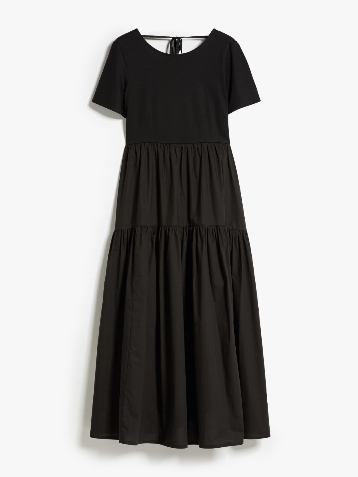 Long dress in jersey and cotton - BLACK - Weekend Max Mara - 5