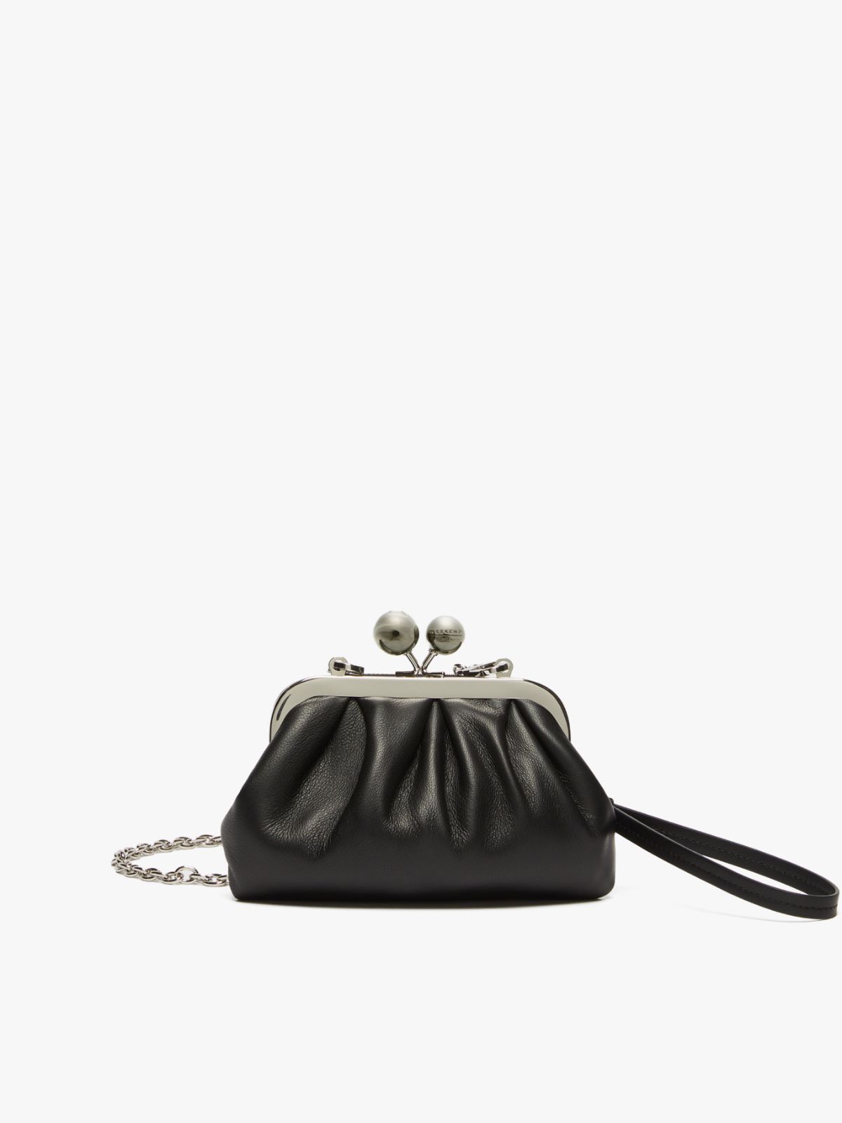 Pasticcino Bag wallet in nappa leather, black | Weekend Max Mara