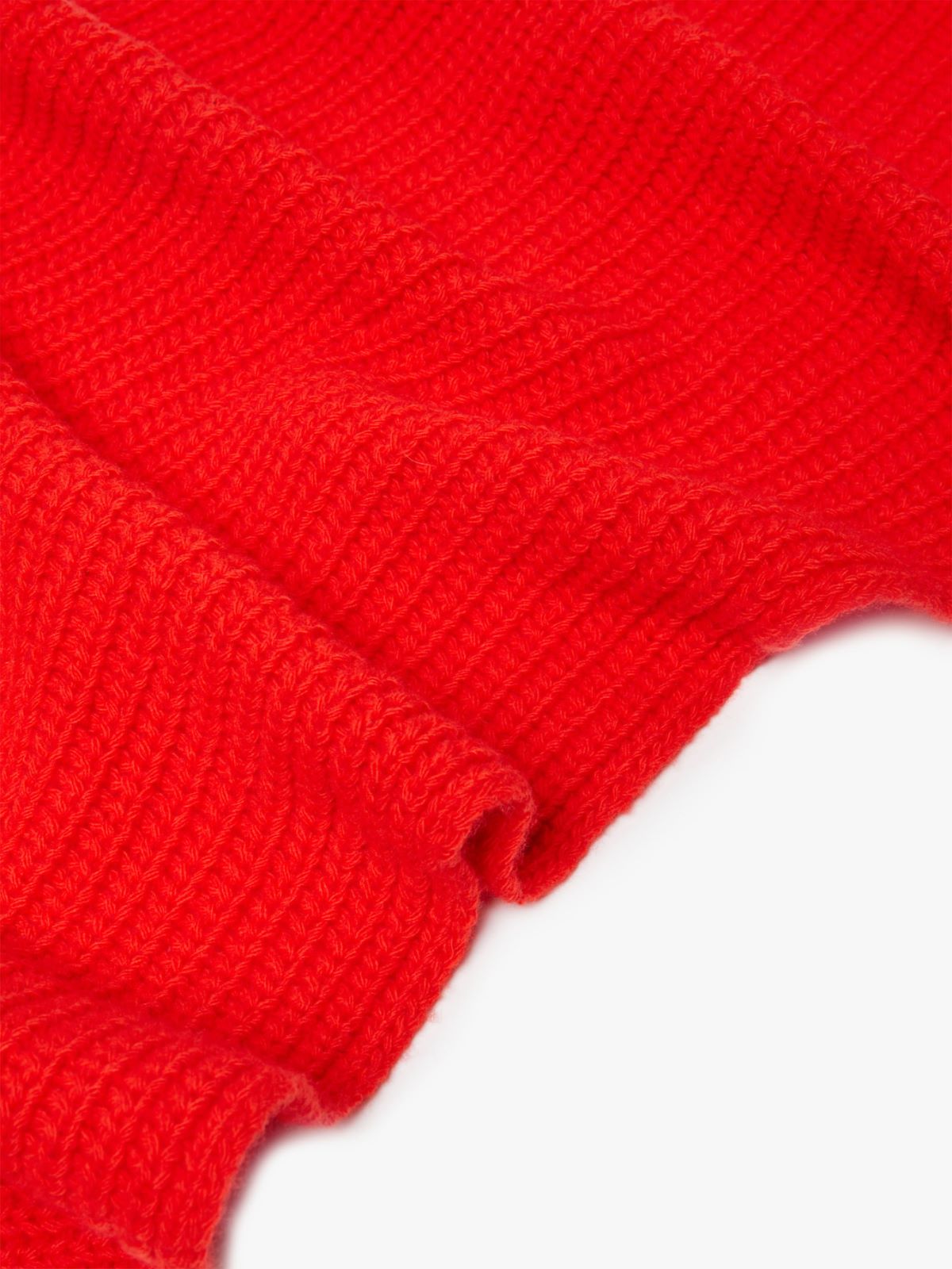 Scarf in wool yarn - RED - Weekend Max Mara - 3