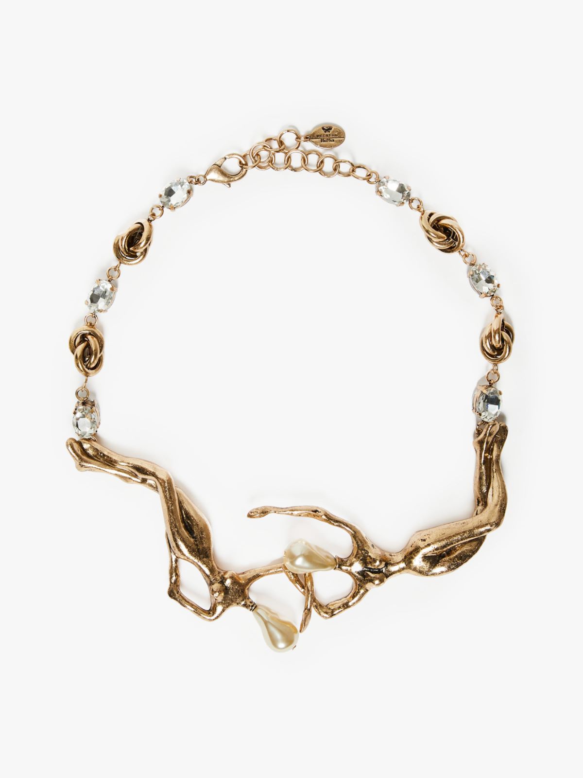 Metal and glass necklace - GOLD - Weekend Max Mara
