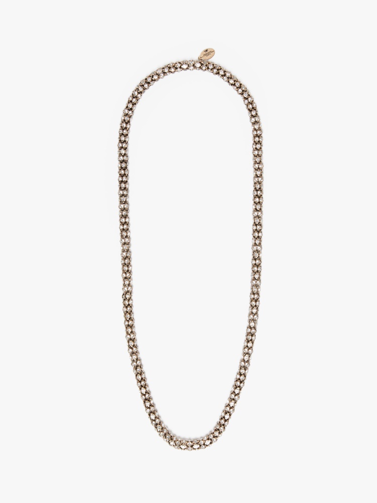 Rhinestone necklace - OPTICAL WHITE - Weekend Max Mara