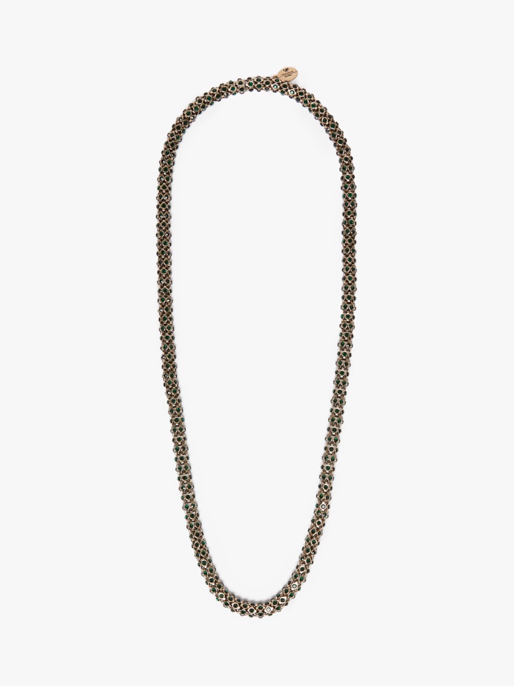 Rhinestone necklace - EMERALD - Weekend Max Mara - 2