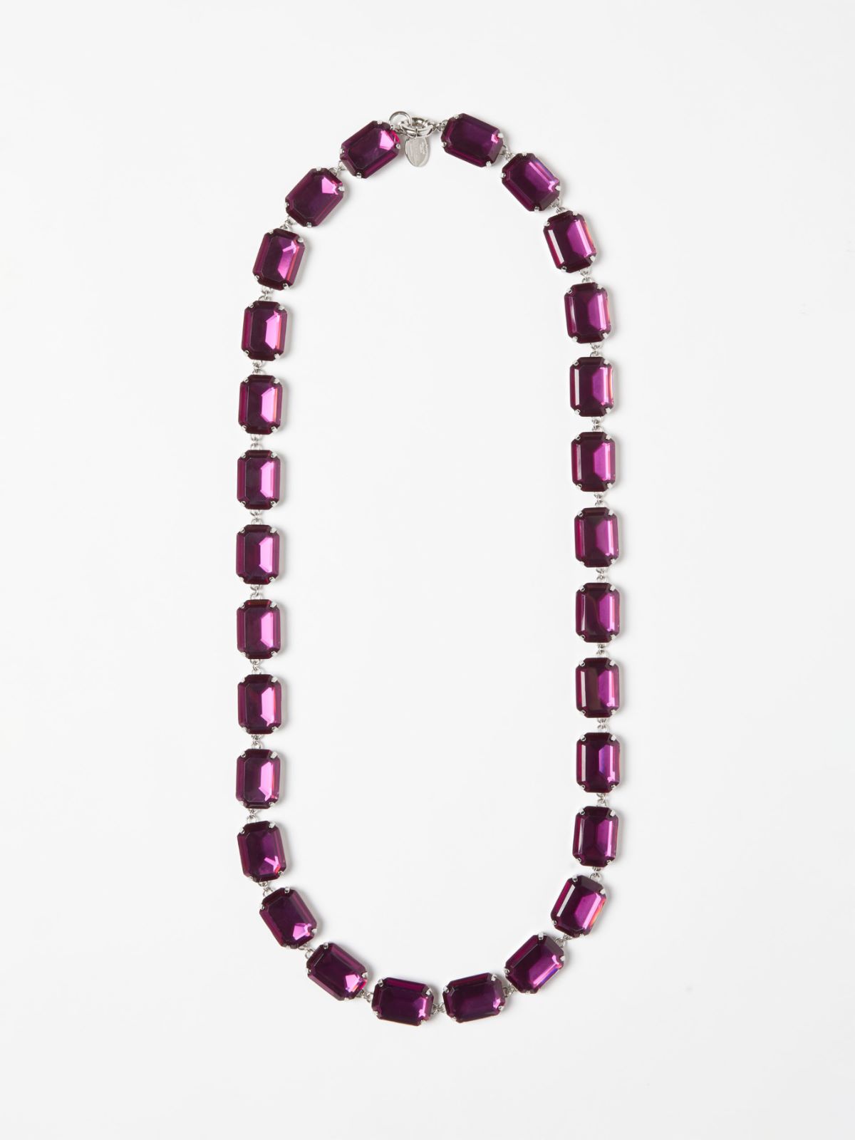 Long necklace with bezels - FUCHSIA - Weekend Max Mara