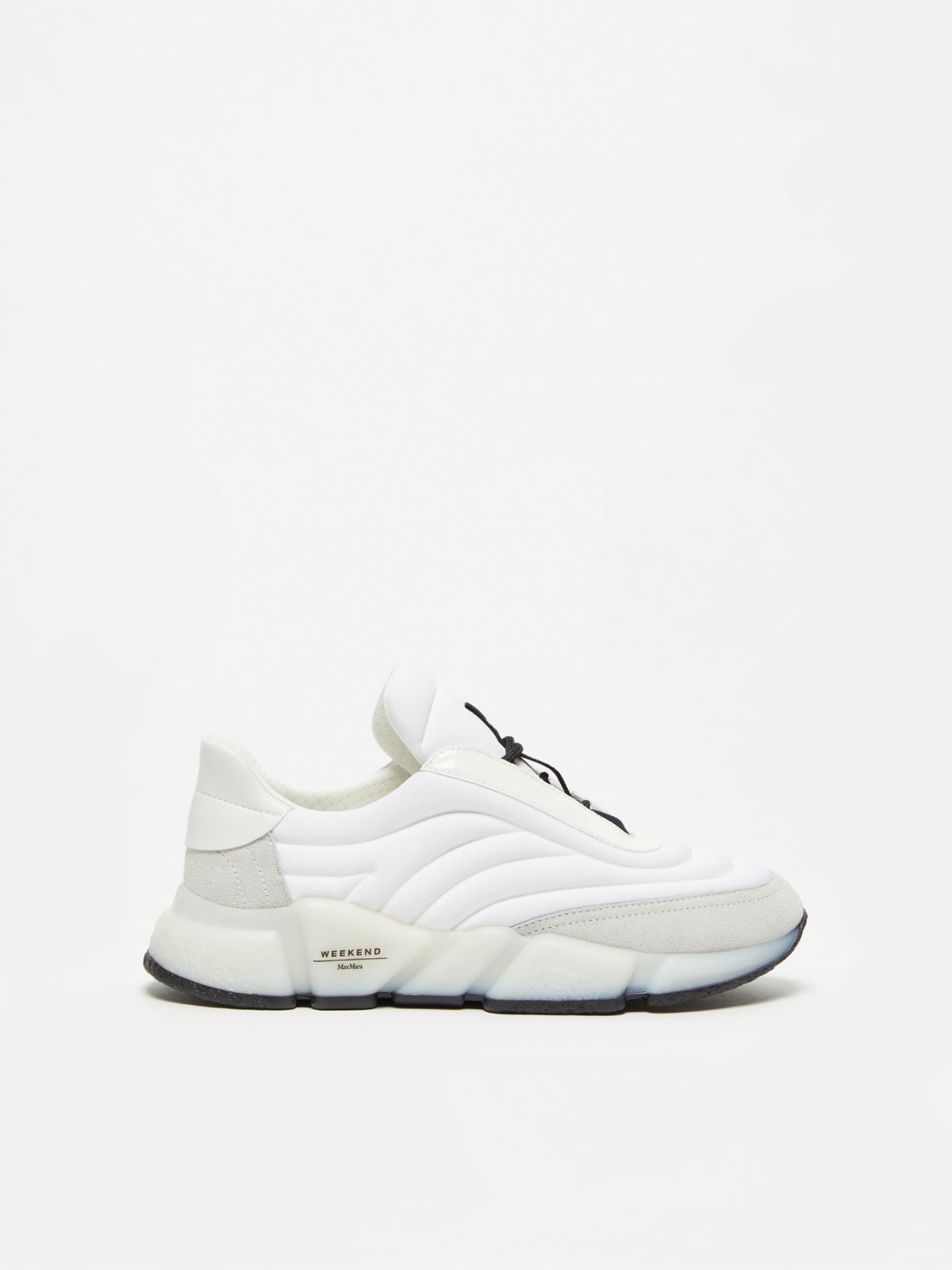 Nylon and leather running shoes - WHITE - Weekend Max Mara