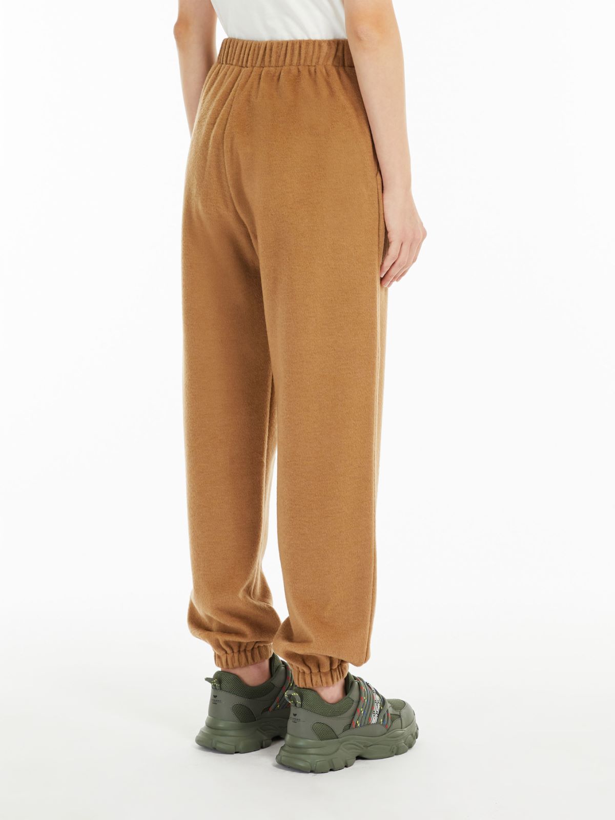 Wool and cotton jersey trousers - CAMEL - Weekend Max Mara - 3