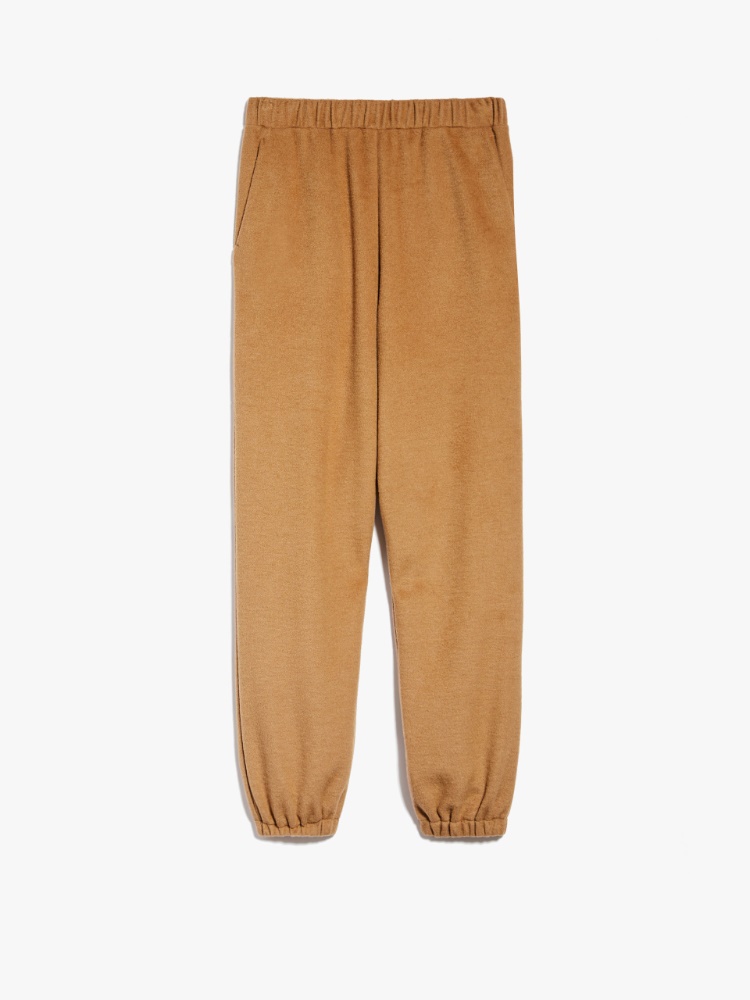 Wool and cotton jersey trousers - CAMEL - Weekend Max Mara - 2