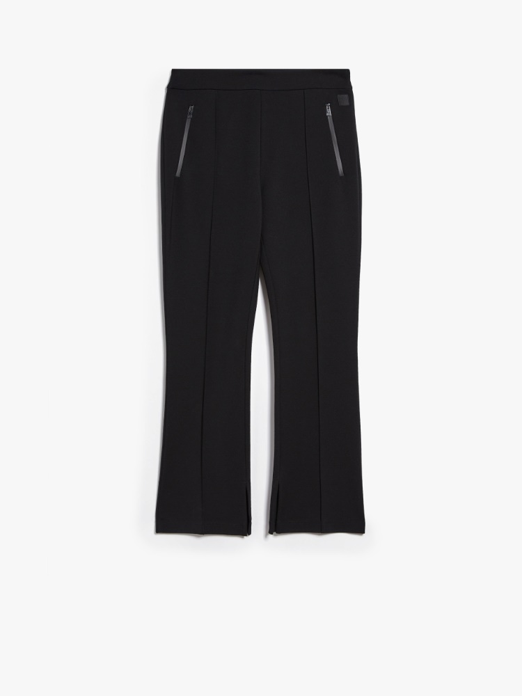 Technical jersey trousers - BLACK - Weekend Max Mara