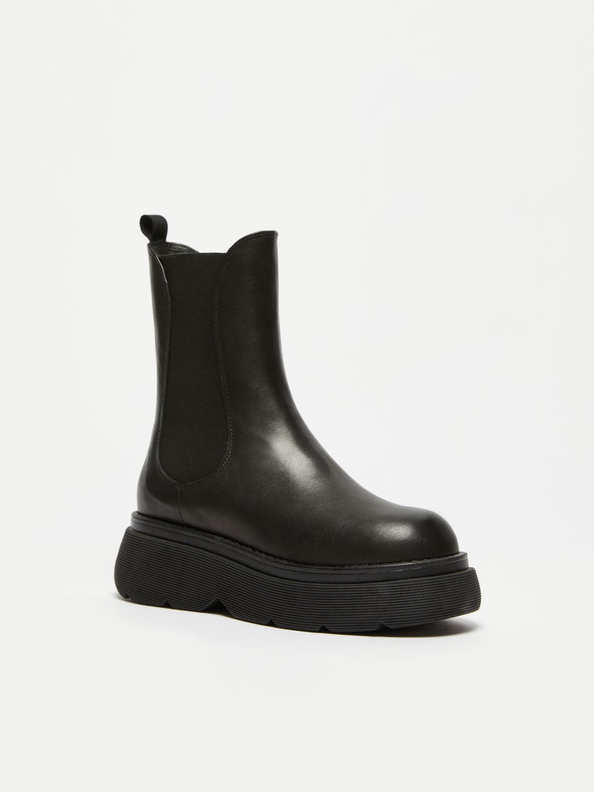Leather ankle boots - BLACK - Weekend Max Mara - 3