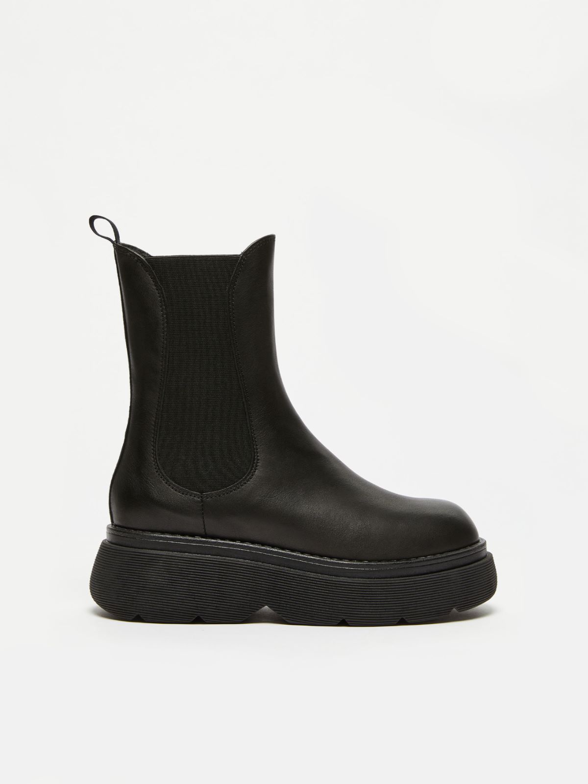 Leather ankle boots - BLACK - Weekend Max Mara