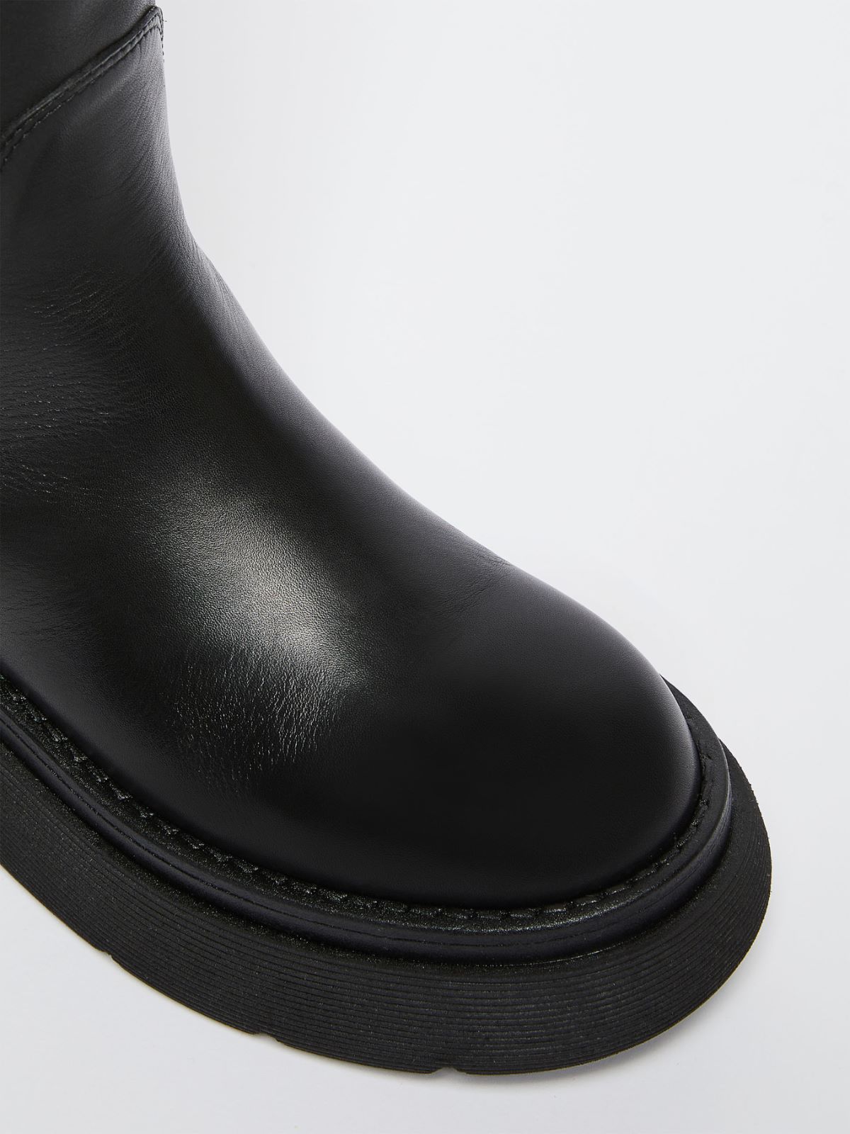 Leather boots - BLACK - Weekend Max Mara - 4
