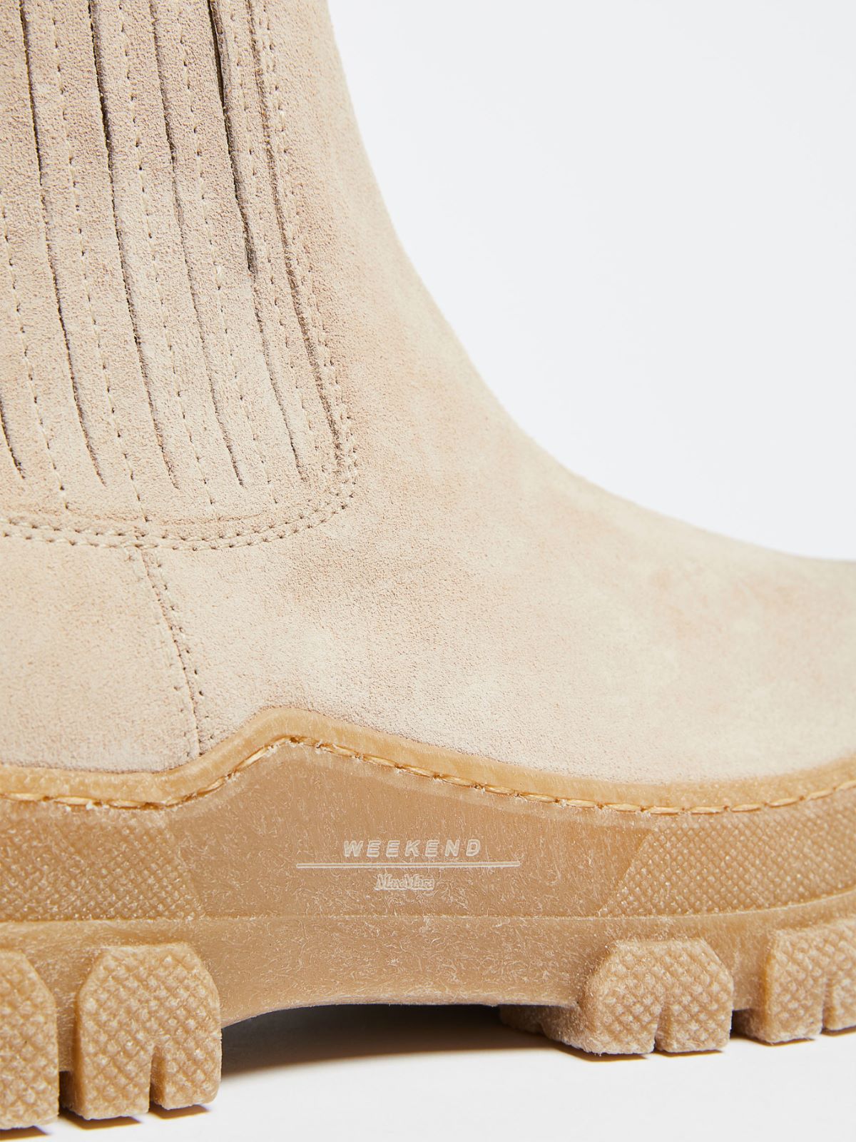 Split leather boots - BEIGE - Weekend Max Mara - 5