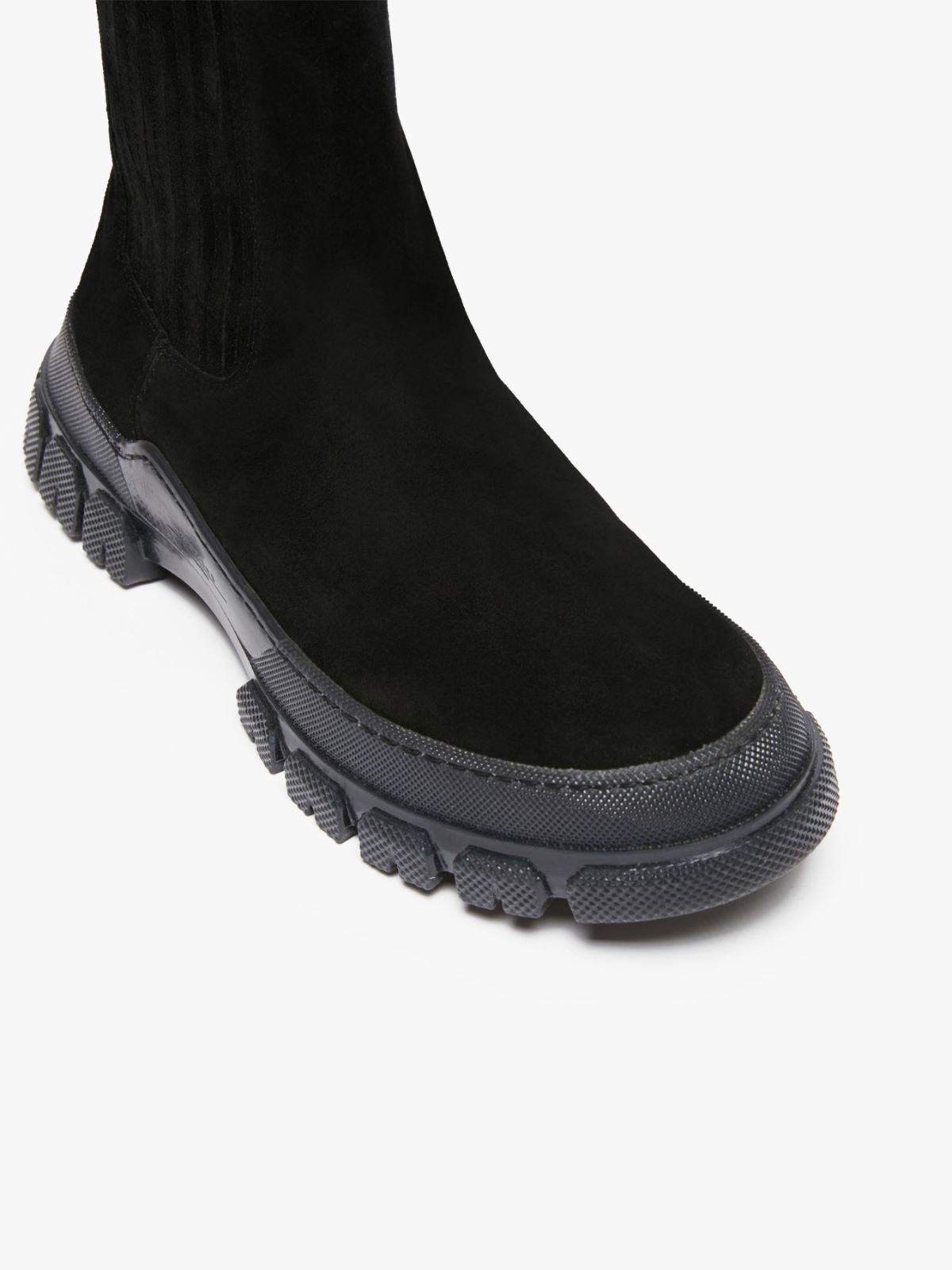 Split leather boots - BLACK - Weekend Max Mara - 4