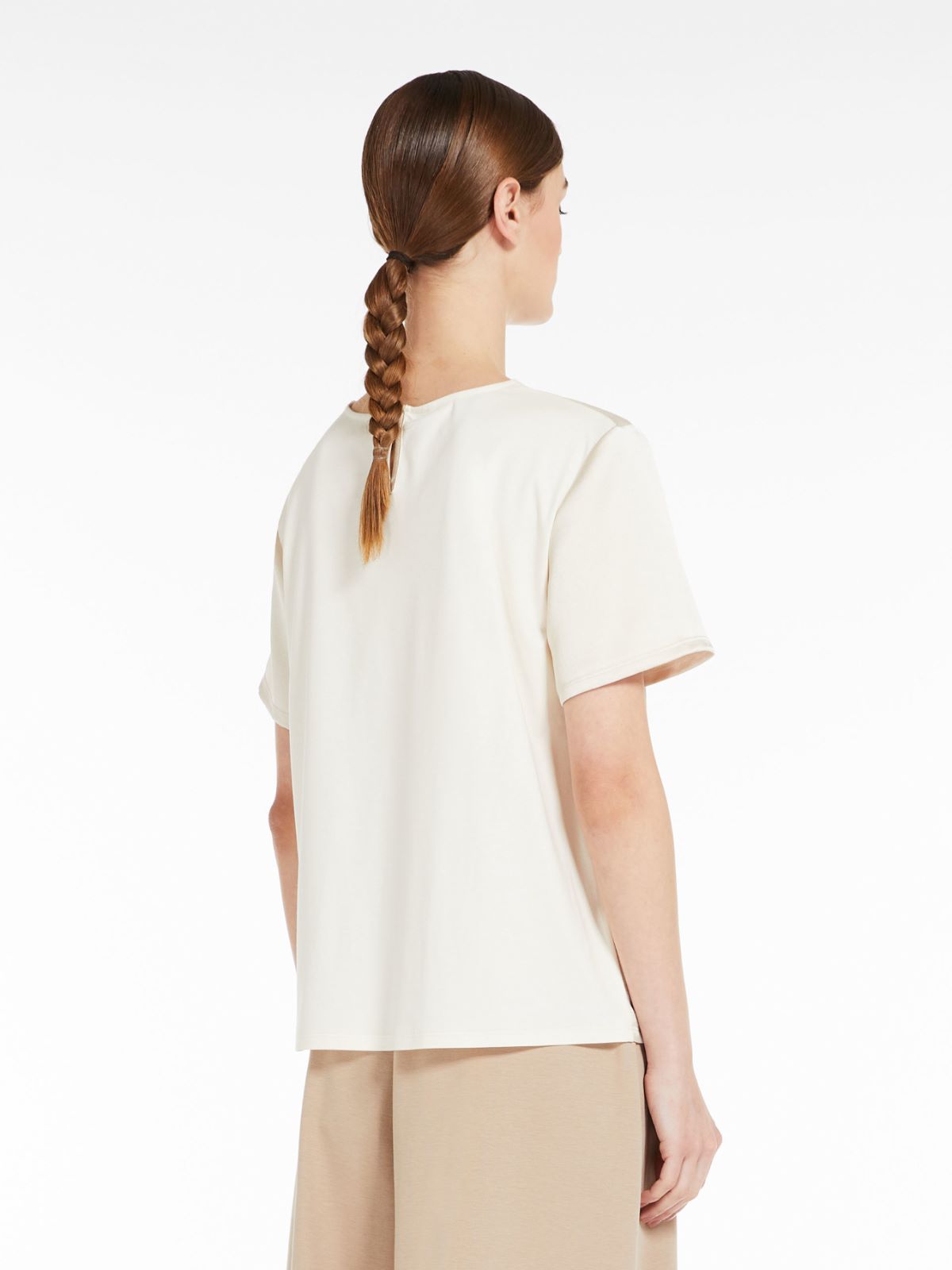 Blouse in satin and jersey - IVORY - Weekend Max Mara - 3