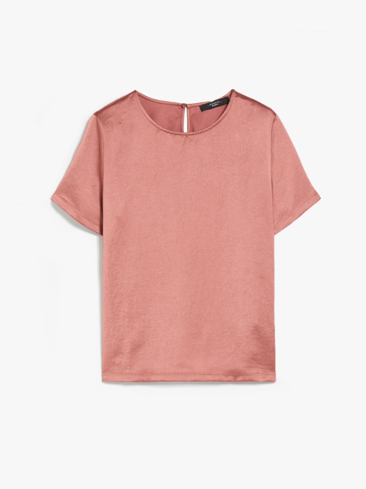 Blouse in satin and jersey - TERRA COTTA - Weekend Max Mara - 2