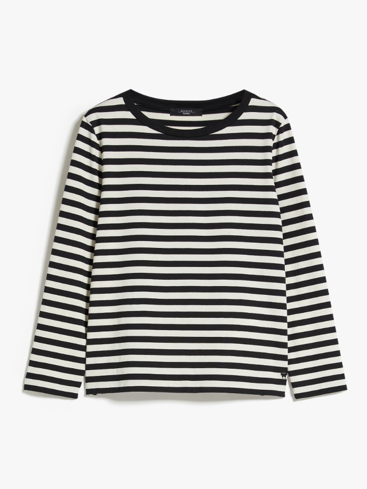 T-shirt in jersey a righe - AVORIO - Weekend Max Mara - 2
