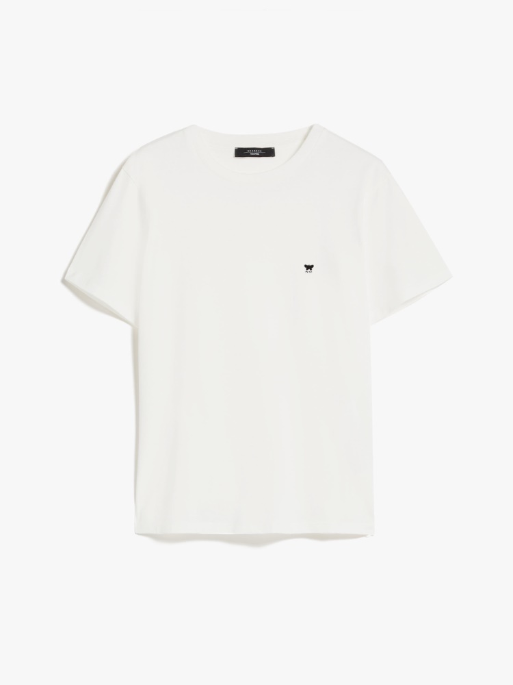 Round-neck jersey T-shirt - WHITE - Weekend Max Mara