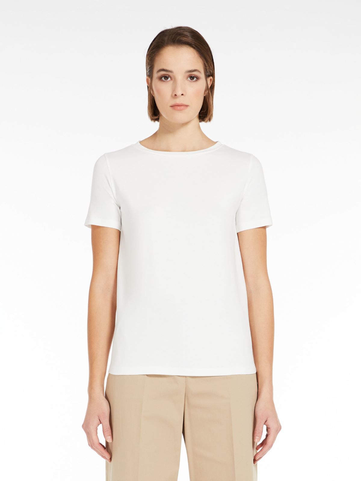 Basic jersey T-shirt - WHITE - Weekend Max Mara - 2