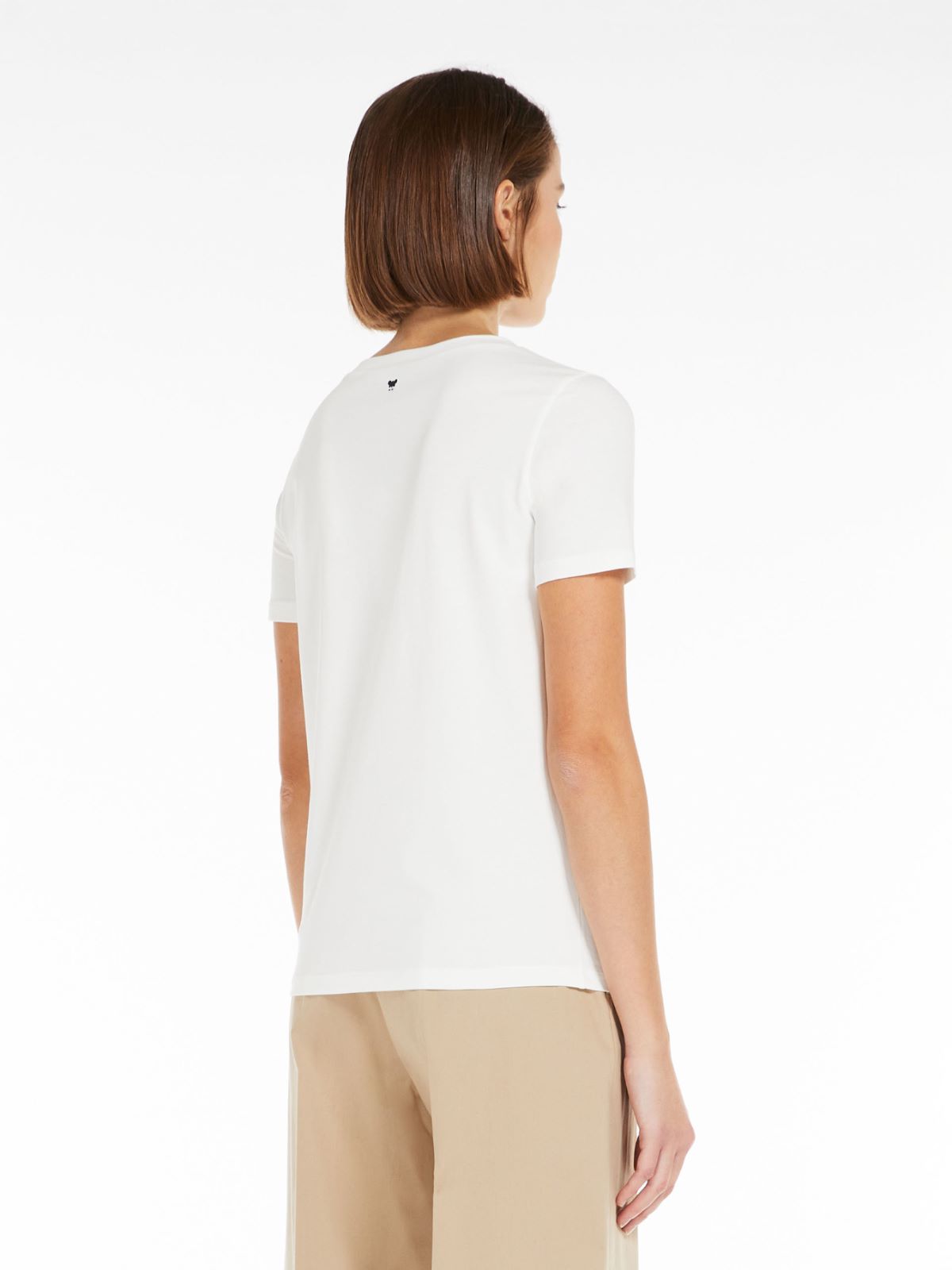 Basic jersey T-shirt - WHITE - Weekend Max Mara - 3