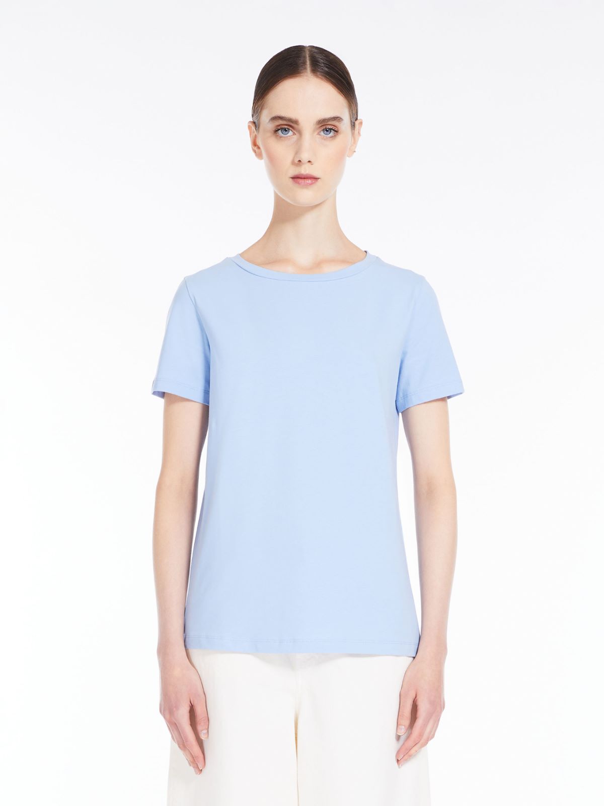 Basic jersey T-shirt - LIGHT BLUE - Weekend Max Mara - 2