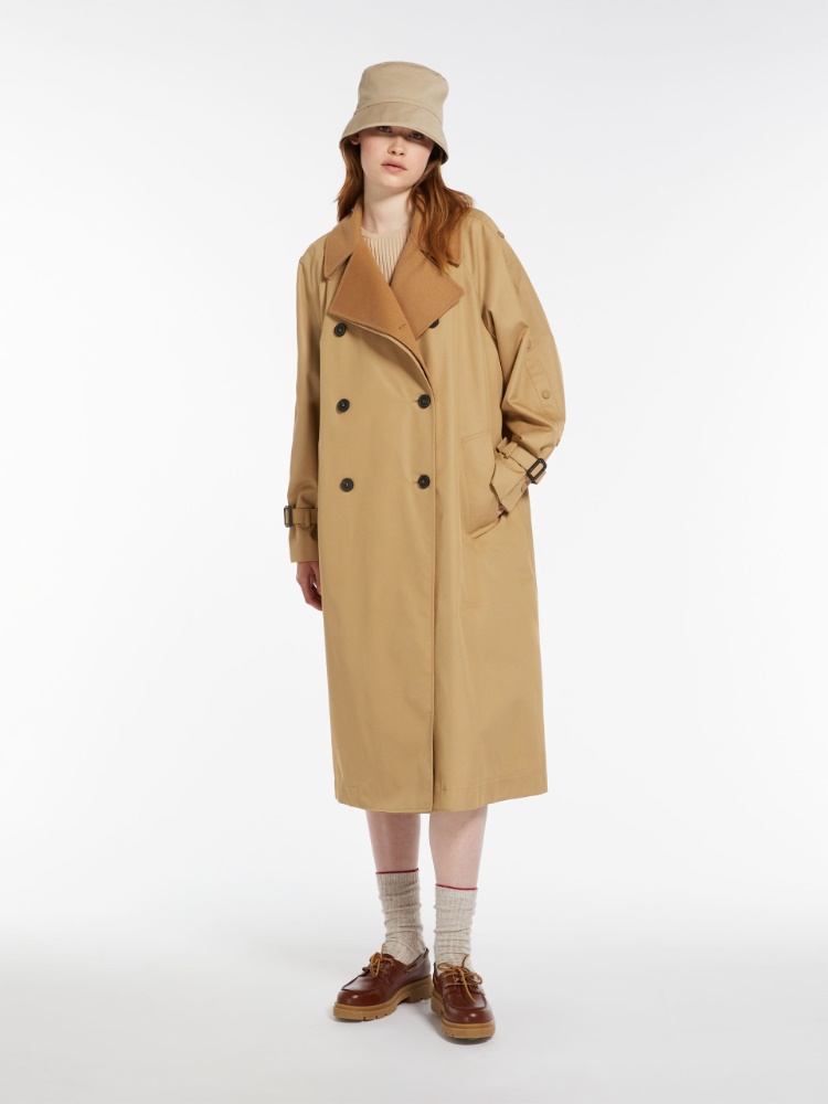 Belted water-repellent cotton trench coat -  - Weekend Max Mara