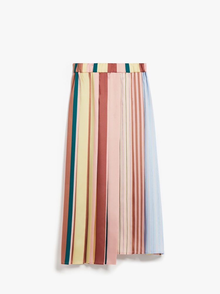 Pleated printed twill skirt -  - Weekend Max Mara - 2