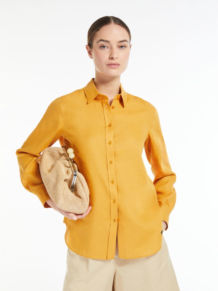 Shirt MAX MARA STUDIO Woman color Yellow