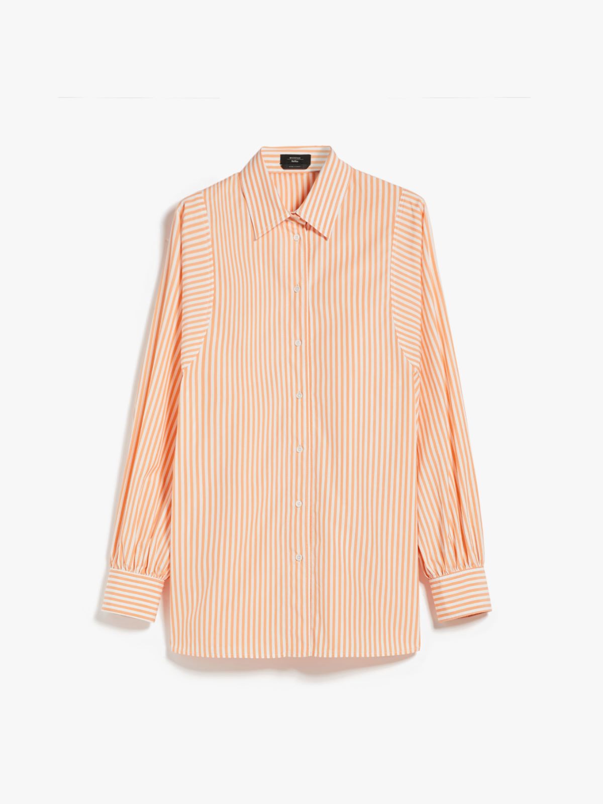 Striped cotton shirt - ORANGE - Weekend Max Mara - 6