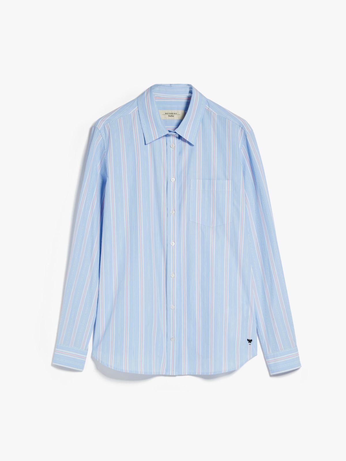 Striped poplin shirt - SKY BLUE - Weekend Max Mara - 6
