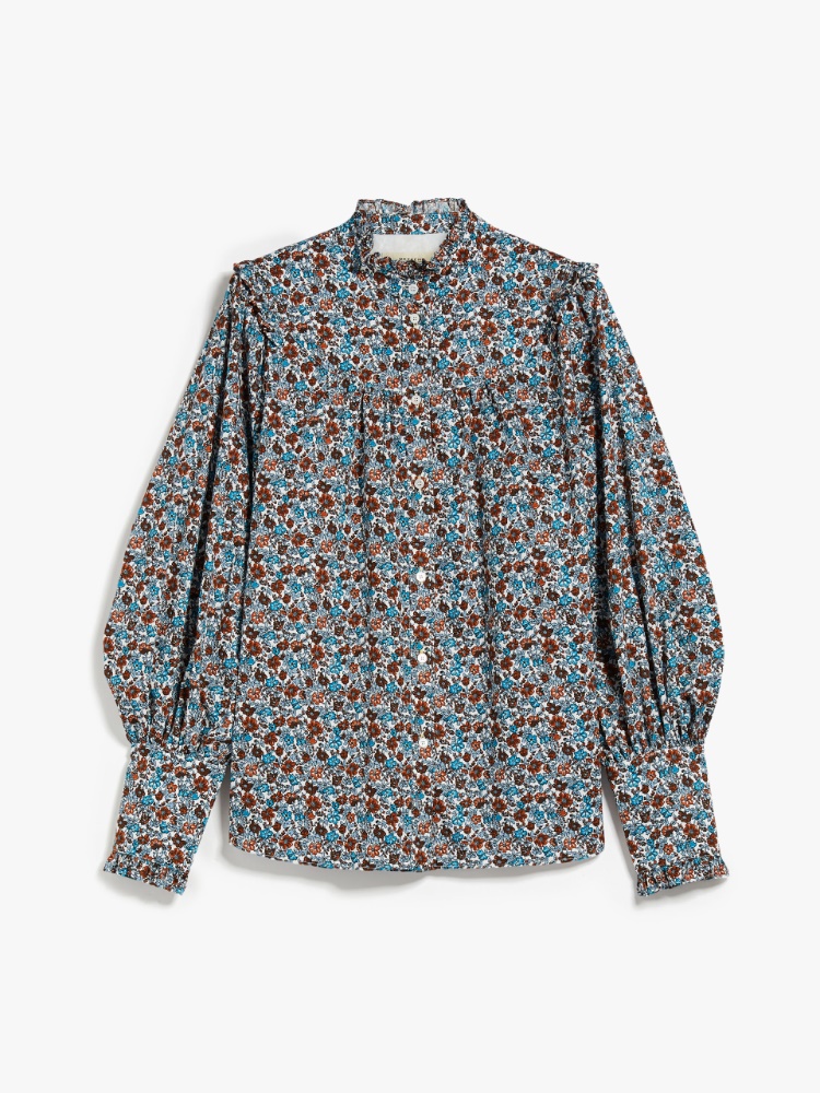 Printed twill shirt with ruches -  - Weekend Max Mara - 2