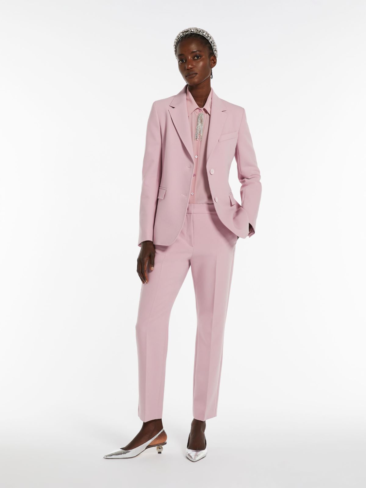 pink dress trousers