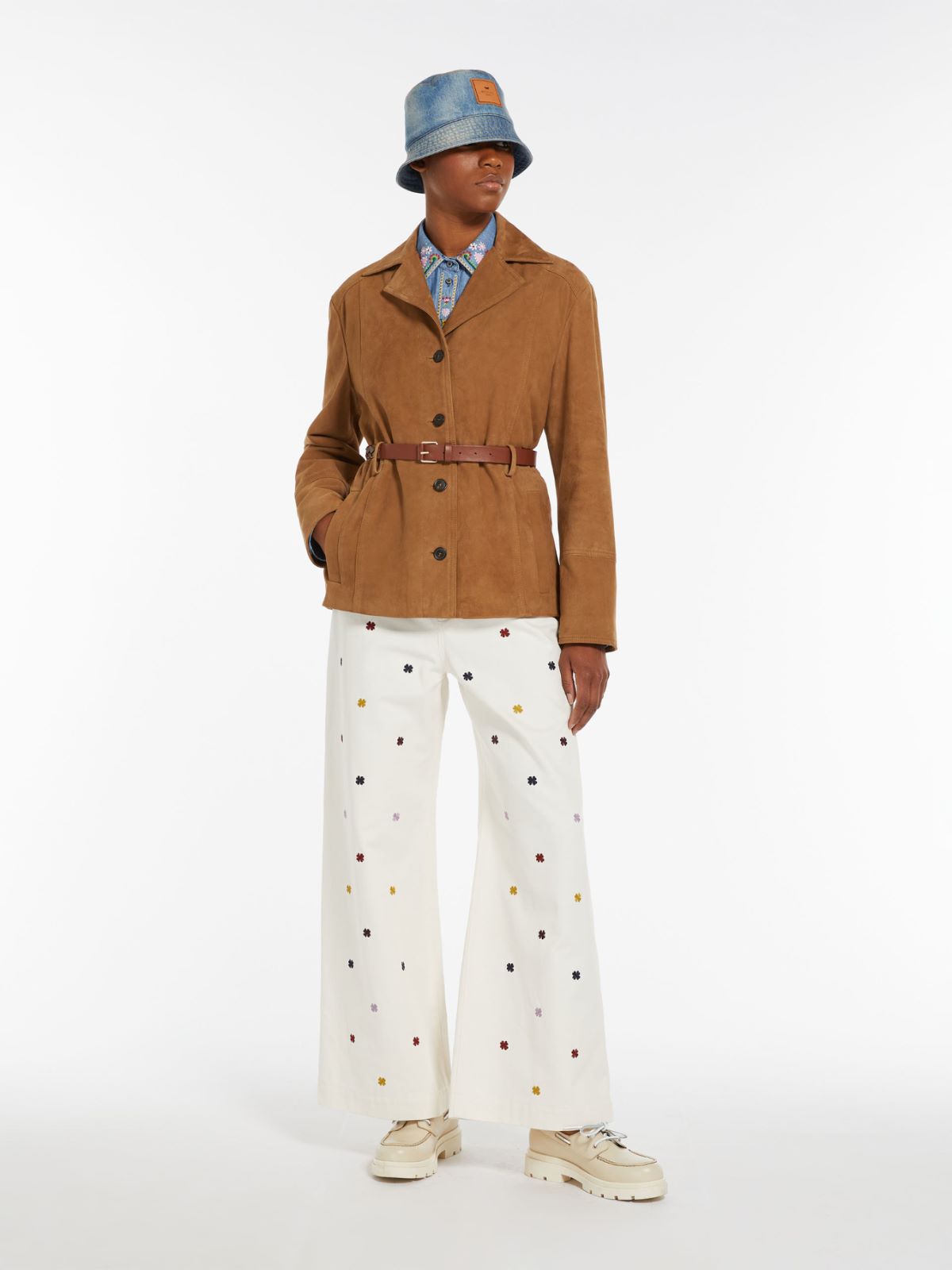 Linen canvas trousers, water | 